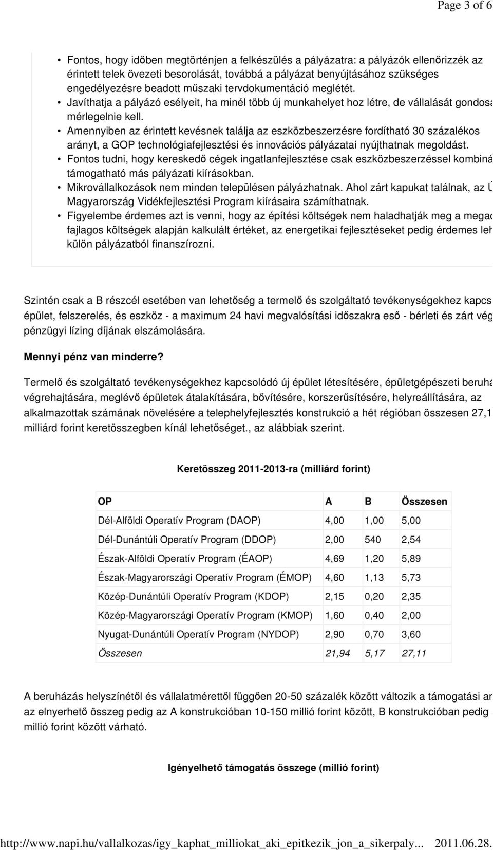 Amennyiben az érintett kevésnek találja az eszközbeszerzésre fordítható 30 százalékos arányt, a GOP technológiafejlesztési és innovációs pályázatai nyújthatnak megoldást.