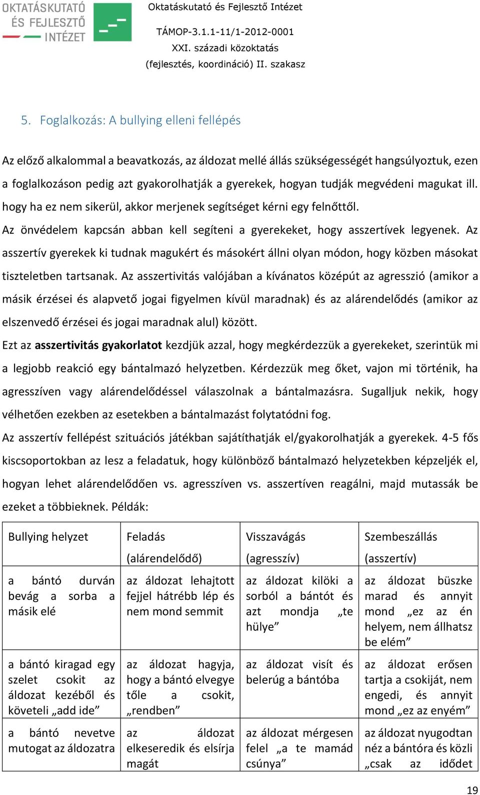 Az asszertív gyerekek ki tudnak magukért és másokért állni olyan módon, hogy közben másokat tiszteletben tartsanak.
