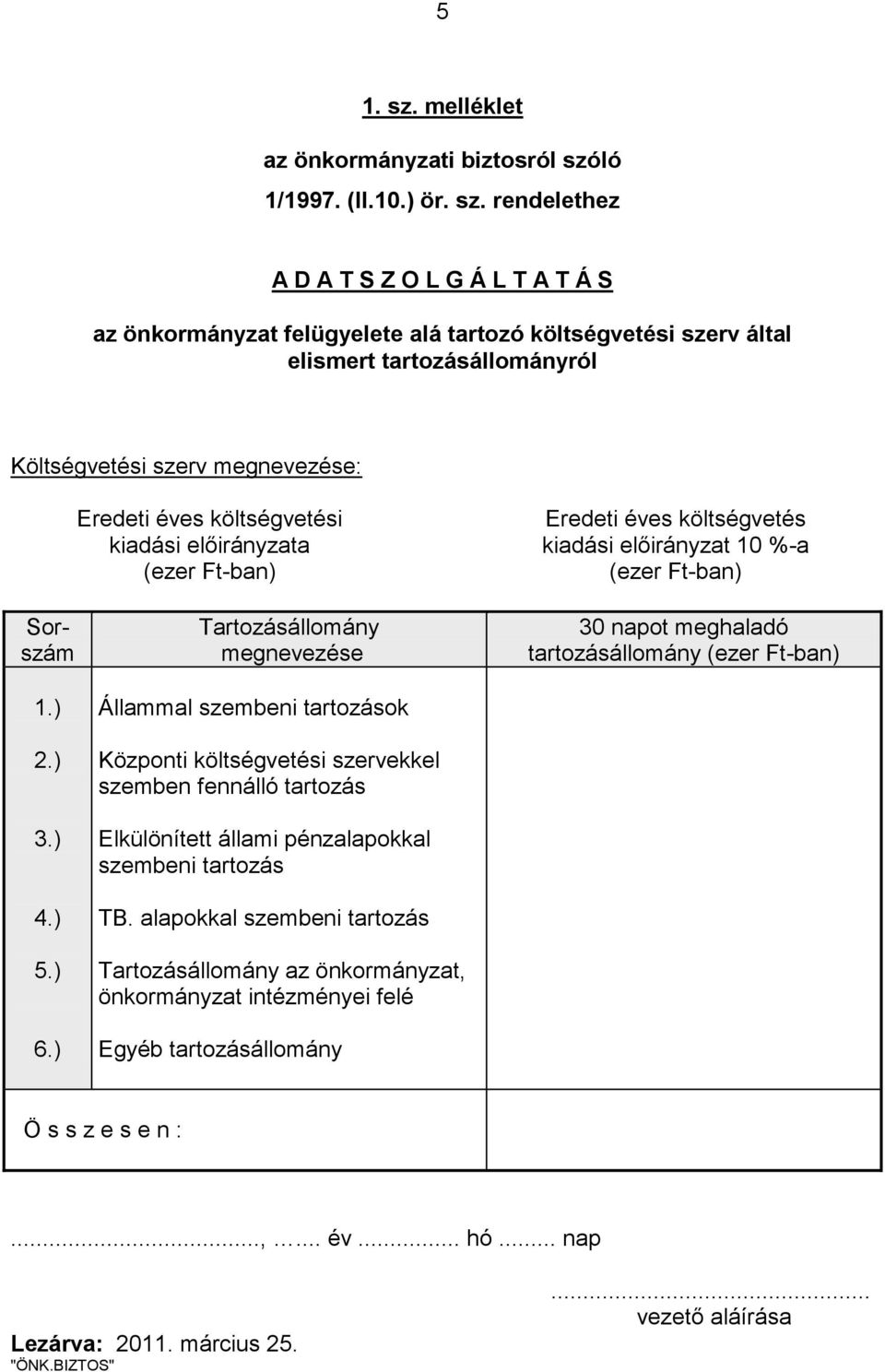 ló 1/1997. (II.10.) ör. sz.