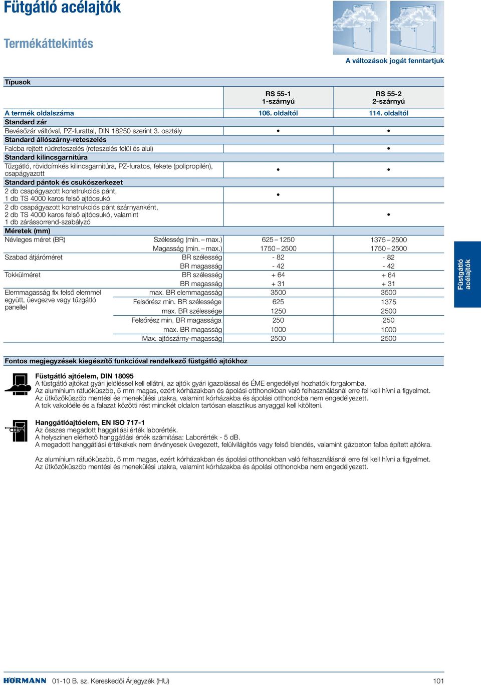 Standard pántok és csukószerkezet 2 db csapágyazott konstrukciós pánt, 1 db TS 4000 karos felső ajtócsukó 2 db csapágyazott konstrukciós pánt szárnyanként, 2 db TS 4000 karos felső ajtócsukó,