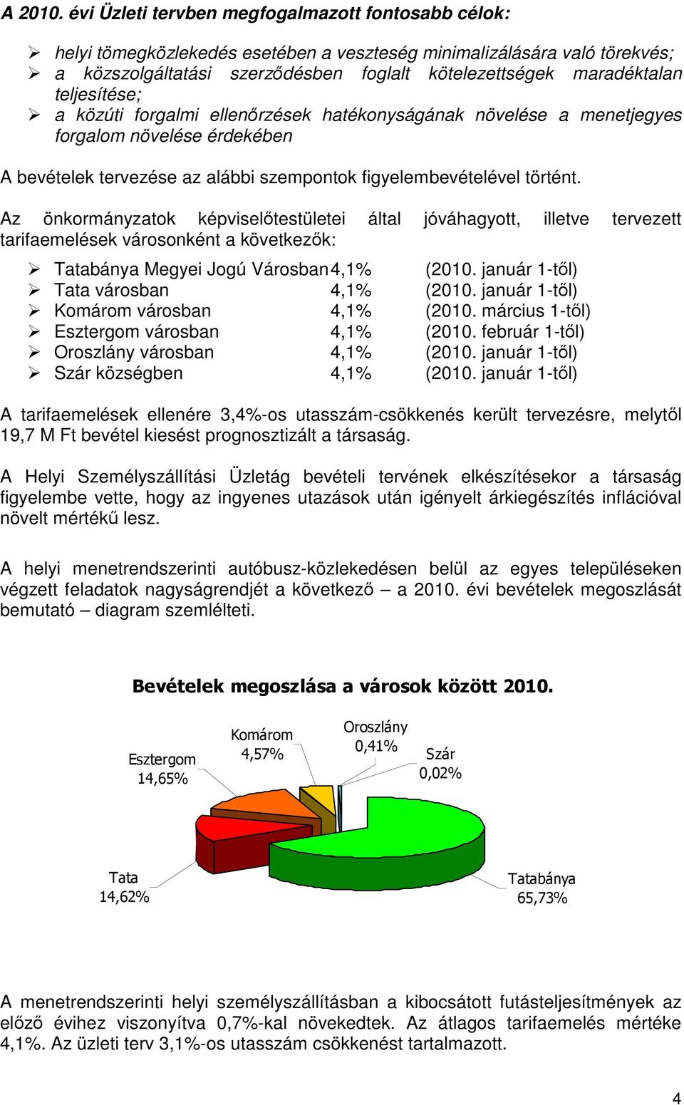 teljesítése; a közúti forgalmi ellenırzések hatékonyságának növelése a menetjegyes forgalom növelése érdekében A bevételek tervezése az alábbi szempontok figyelembevételével történt.