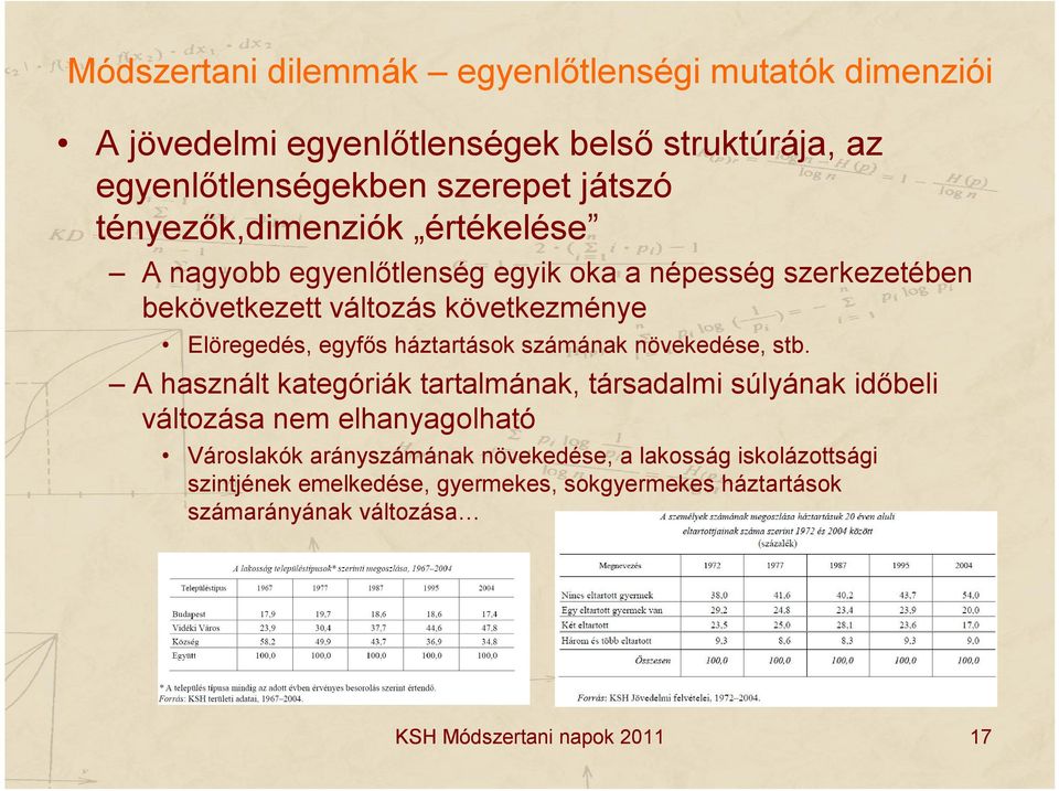 háztartások számának növekedése, stb.