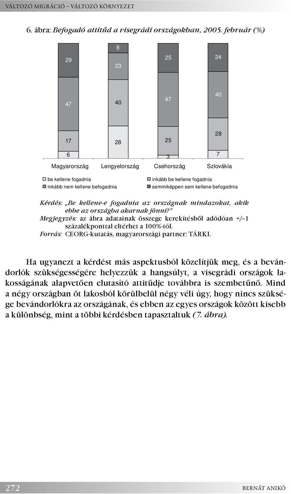 kellene befogadnia Kérdés: Be kellene-e fogadnia az országnak mindazokat, akik ebbe az országba akarnak jönni?