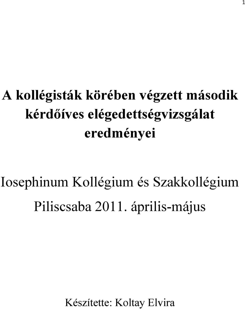 Iosephinum Kollégium és Szakkollégium