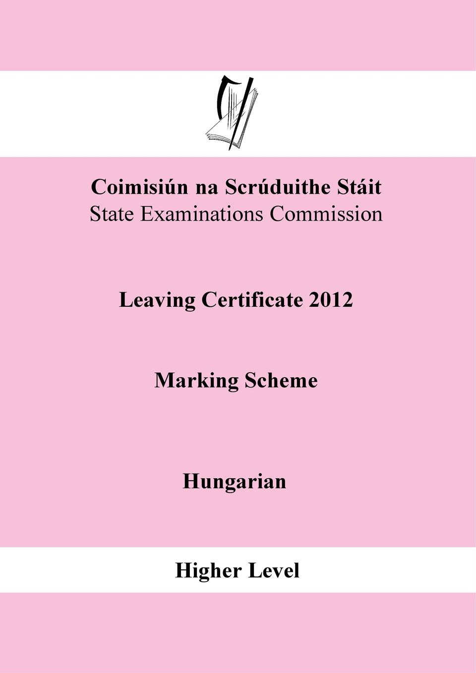 Leaving Certificate 2012