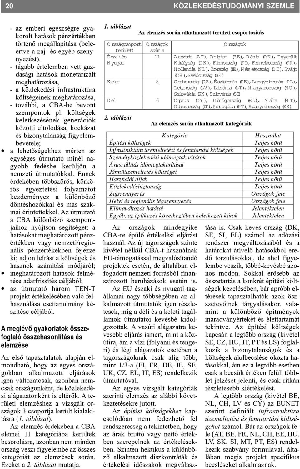 költségek keletkezésének generációk közötti eltolódása, kockázat és bizonytalanság figyelembevétele; a lehetõségekhez mérten az egységes útmutató minél nagyobb fedésbe kerüljön a nemzeti útmutatókkal.