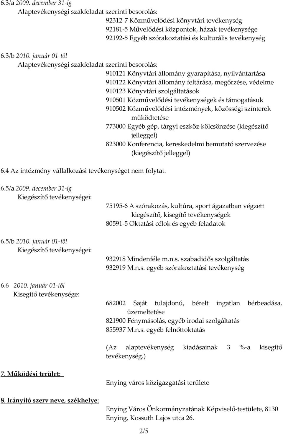 tevékenység 6.3/b 2010.