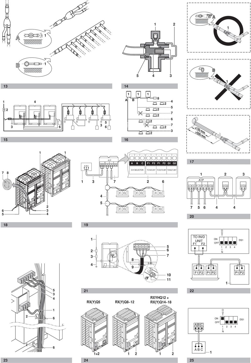 FQ Q Q Q Q Q F F F F F F F F F F F F 7 0 9 9 L L L N 7 0 TO IN/D UNIT F F ON OFF O