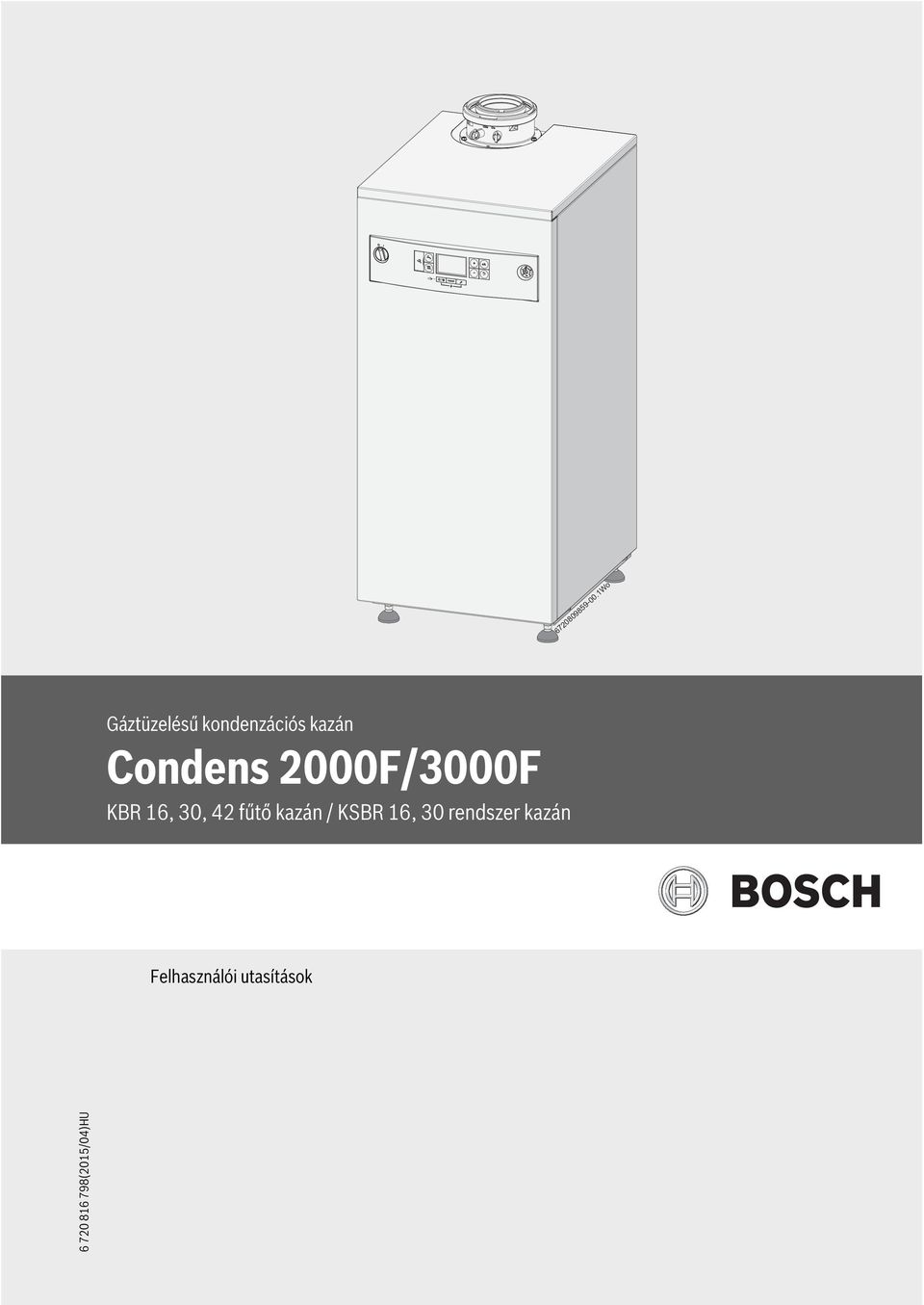 2000F/3000F KBR 16, 30, 42 fűtő kazán /