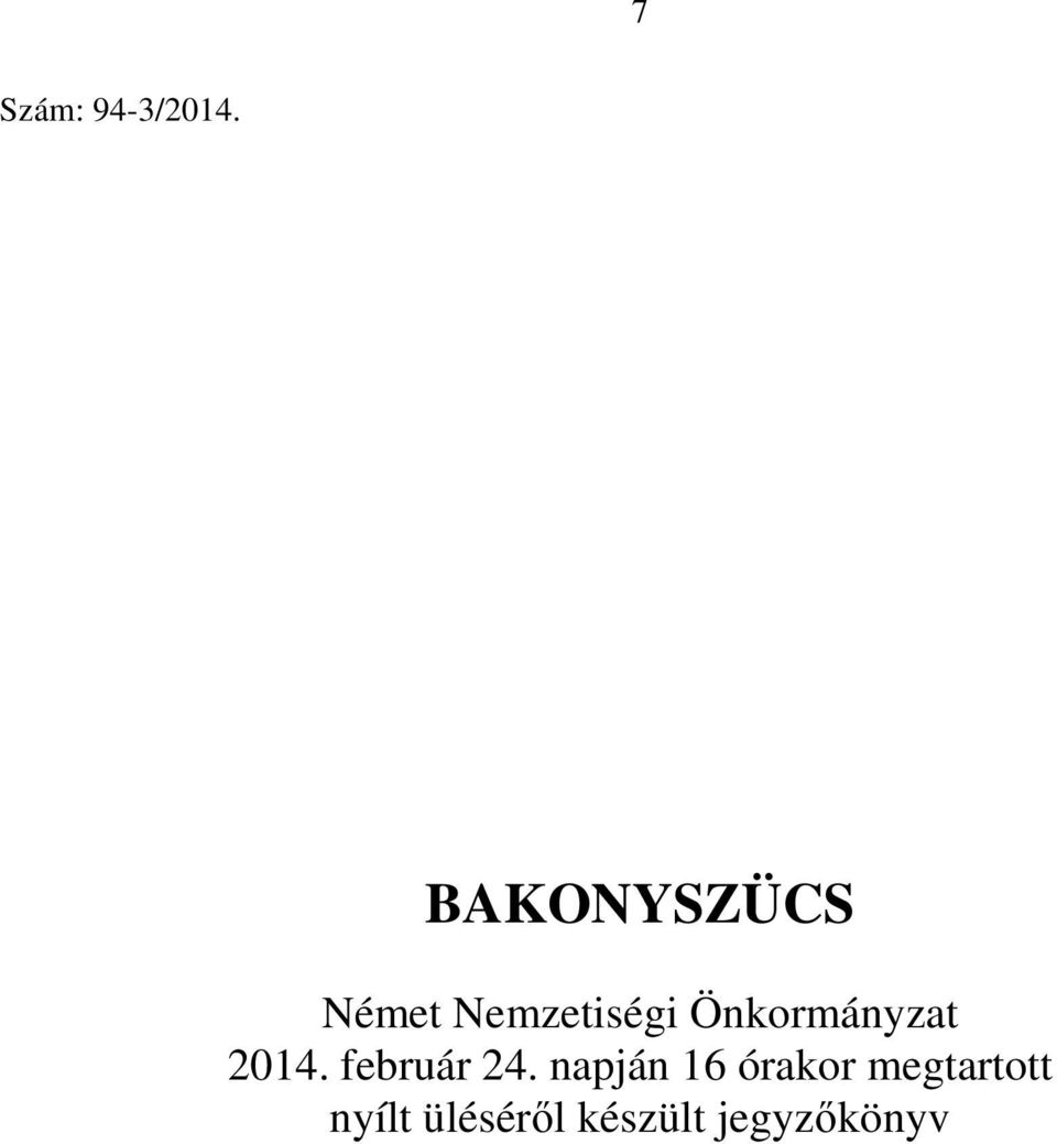 Önkormányzat 2014. február 24.