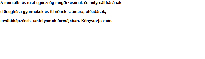 1. Szervezet azonosító adatai 1.1 Név 1.2 Székhely Irányítószám: 1 1 2 1 Település: BUDAPEST Közterület neve: HAJNALKA Közterület jellege: utca Házszám: Lépcsőház: Emelet: Ajtó: 16 B 2 6 1.