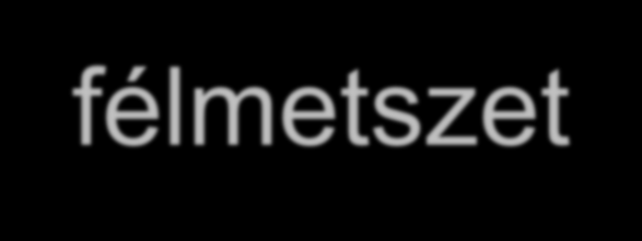 Félnézet - félmetszet Olyan tárgyak esetén alkalmazzuk, amelyeknek nézeti és metszeti képe egyaránt szimmetrikus Szemléletes ábrázolási megoldás, hiszen egyidejűleg mutatja