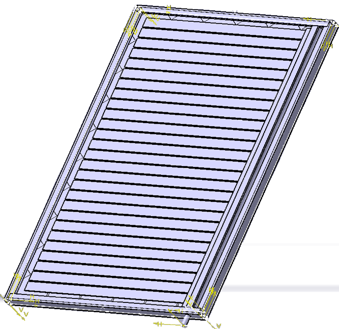 3. Anyag és módszer A HeatRuler a PV modulok hátoldalának hűtésére használható (57. ábra), ami növeli a fotovillamos hatásfokot.