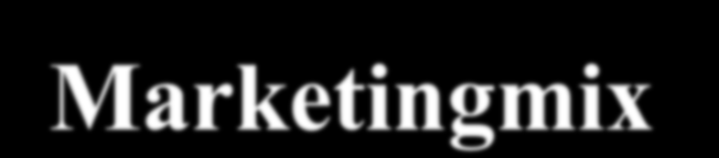 Marketingmix P szolgáltatás (product) P piacbefolyásolás (promotion) P ár (price) P