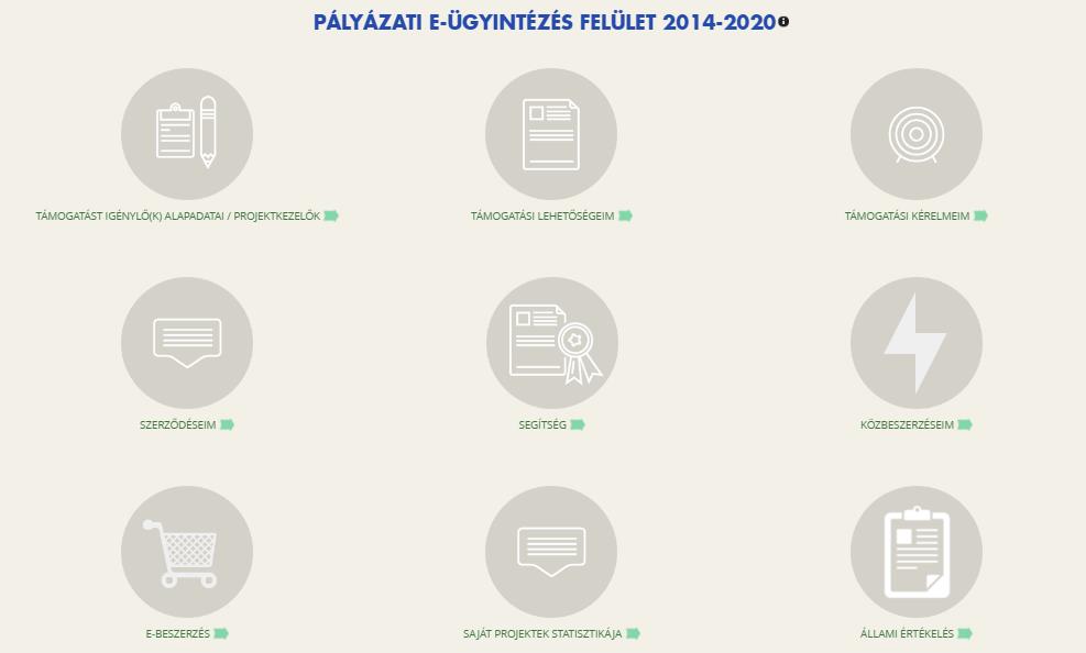 A menüpont ikonjára kattintva a regisztrált szervezet regisztrációkor megadott adatait fogjuk látni. A további adatok felvitele a ceruza ikonra kattintva kezdhető meg.