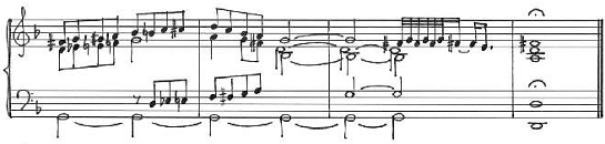 48 14. kottapélda: Rossi: Toccata Settima, 72. ütemtıl a darab végéig 11 A darab egy további részletével demonstráljuk, mennyire hangolásfüggı is lehet egy darab zeneisége.