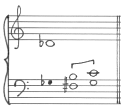 71 33. ábra: Werckmeister III. A hangolás menete Nézzük meg, hogyan alakultak a nagy tercek: teljesen tiszta terc nincs, de nagyon szép az f-a és a c-e.