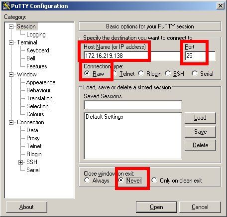 1.1 A mérési infrastruktúra 1 BEVEZETŽ Putty: SSH és Telnet kliens.