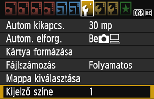Praktikus funkciók 3 Az LCD-monitor ki- és bekapcsolása A felvételkészítési beállítások képernyője (52. oldal) az exponálógomb félig történő lenyomásával ki- és bekapcsolható.