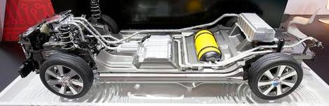Tüzelőanyag cella, mint jármű energiaforrás TOYOTA MIRAI = JÖVŐ Powertrain Electric motor Transmission Fuel cell-powered 113 kw