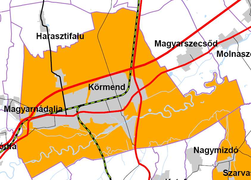 örmend Város elepülésrendezési eszközeinek módosíás 0. deemer. Vs megye TT.. sz.