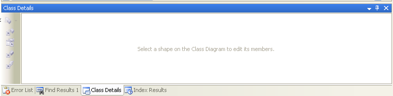 Az UML-szerű osztálydiagram elkészítéséhez és megjelenítése: Kezdetben egy osztályunk