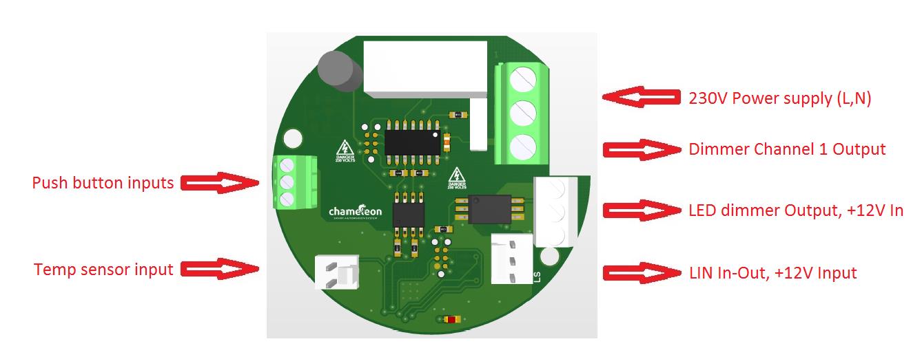 Dimmer 12/230V modul A 12/230 Dimmer modul a