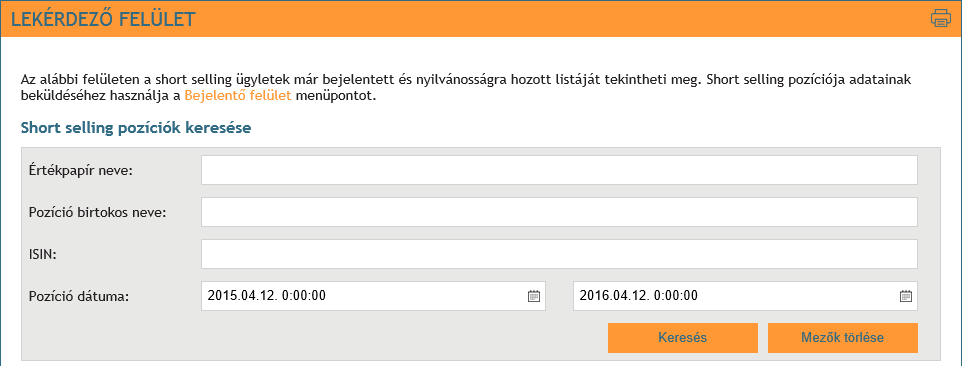 5. A lista excel formátumban történő exportálásához kattintsunk a funkcióra. a. Hatására a rendszer a listában megjelenített SSR ügyleteket kiexportálja egy Excel fájlba. 6.