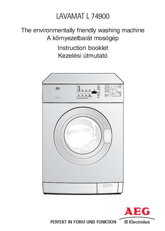 Az Ön kézikönyve AEG-ELECTROLUX L PDF Free Download