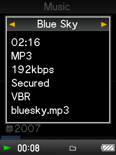 50 Zene lejátszása A Now Playing képernyőn megjelenő lehetőségek Lehetőség Play Mode Playback Range Equalizer VPT(Surround) Cover Art* 1 Detailed Information* 2 Add to Wishlist/Remove from Wishlist /