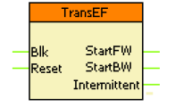 1.5 Bináris jelek 1.5.1 Bináris kimeneti státusjelek A TransEF tranziens földzárlatvédelmi funkció által létrehozott bináris kimeneti státusjelek a következők: Bináris kimeneti státusjel Elnevezés