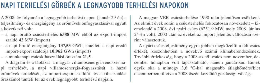 Hazai erőművi kapacitások Áramtermelés és -fogyasztás folyamatábrája, 2013 A MAGYAR VILLAMOSENERGIA-RENDSZER (VER) 2012. ÉVI STATISZTIKAI ADATAI - MAVIR 21 A Magyar VER 2013.