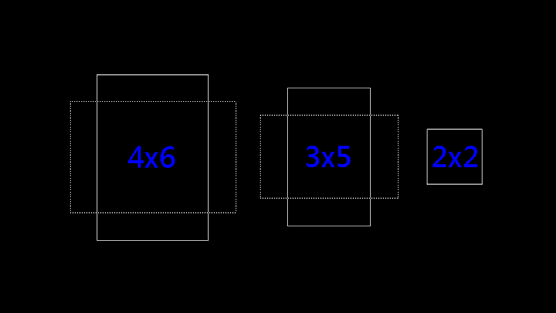1.5.3 QuickFit funkció A QuickFit funkció két mintát tartalmaz: (1) Rács (2) Fotóméret. 1.