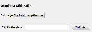 4. Az Információs ablak aljánál van az Ontológiai Tagság fül. Kattintsunk a Kiválasztási term hozzáadása gombra. A term hozzáadódik.