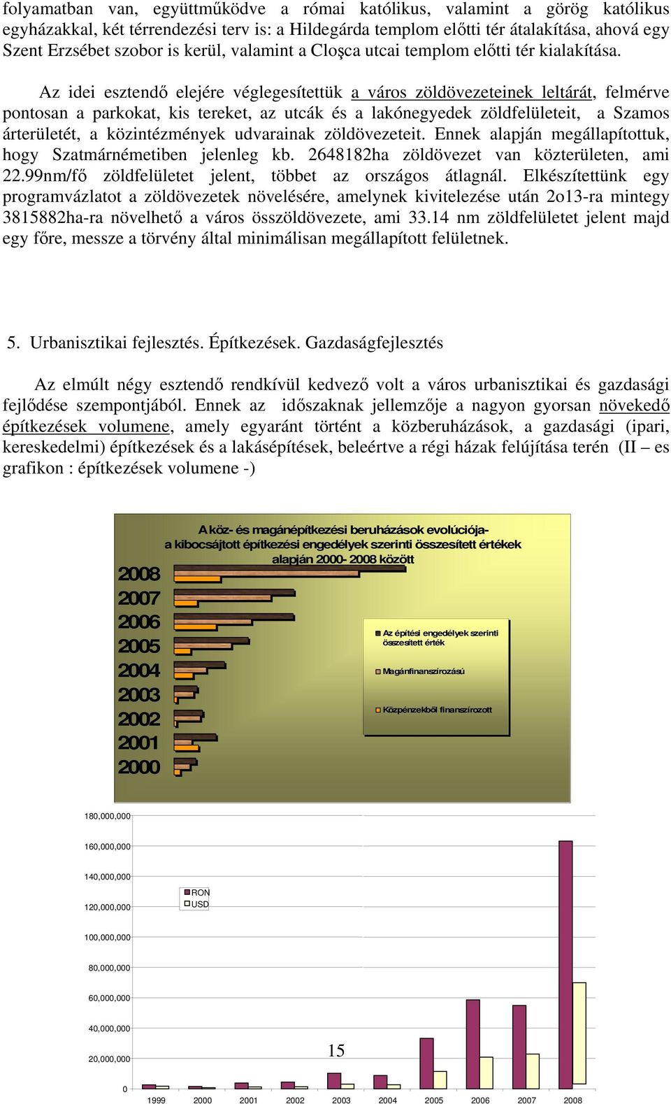 Az idei esztendő elejére véglegesítettük a város zöldövezeteinek leltárát, felmérve pontosan a parkokat, kis tereket, az utcák és a lakónegyedek zöldfelületeit, a Szamos árterületét, a közintézmények
