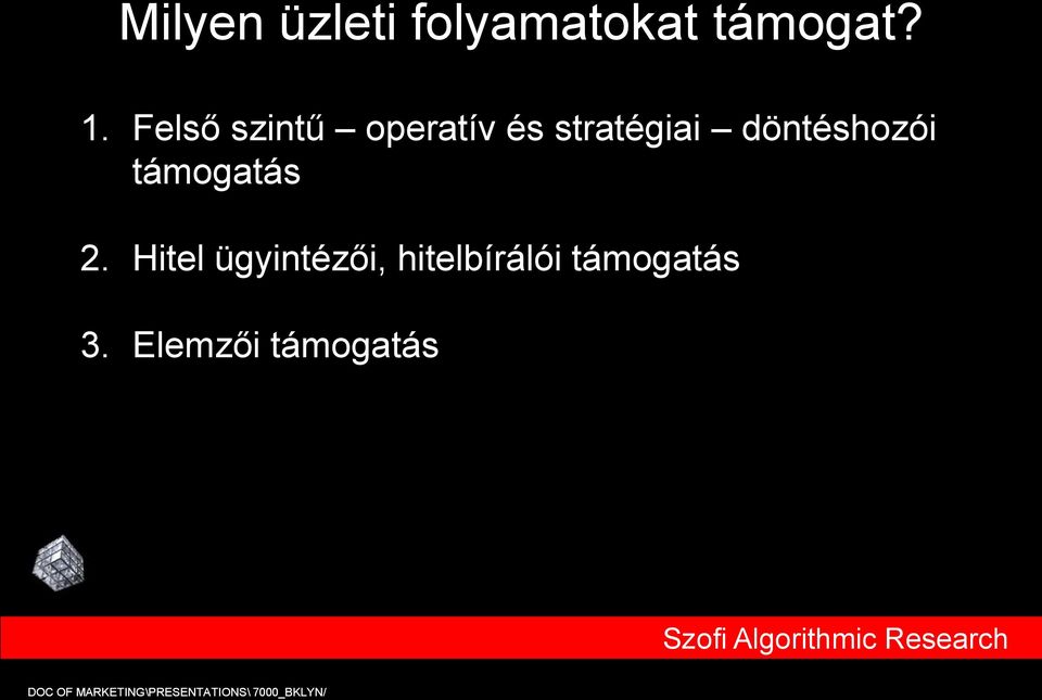 döntéshozói támogatás 2.