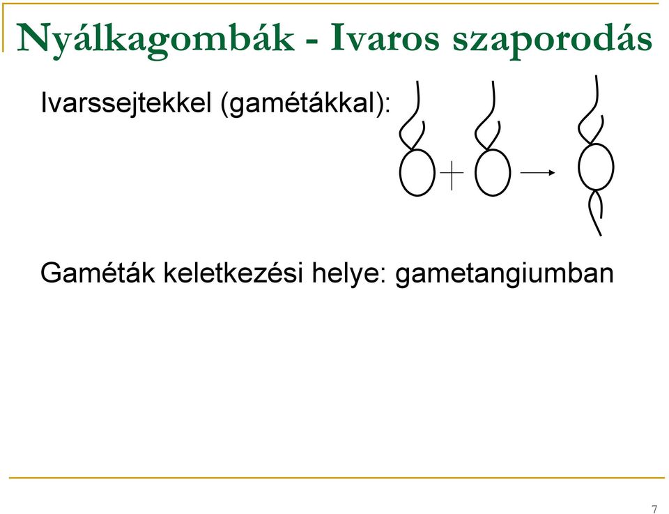 (gamétákkal): Gaméták