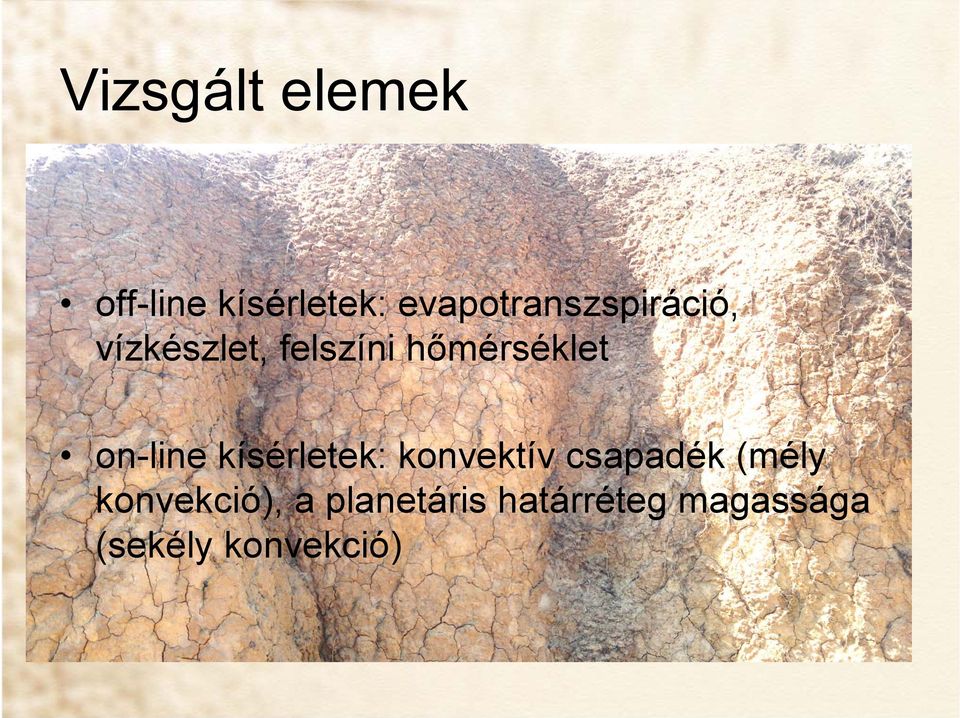 hőmérséklet on-line kísérletek: konvektív