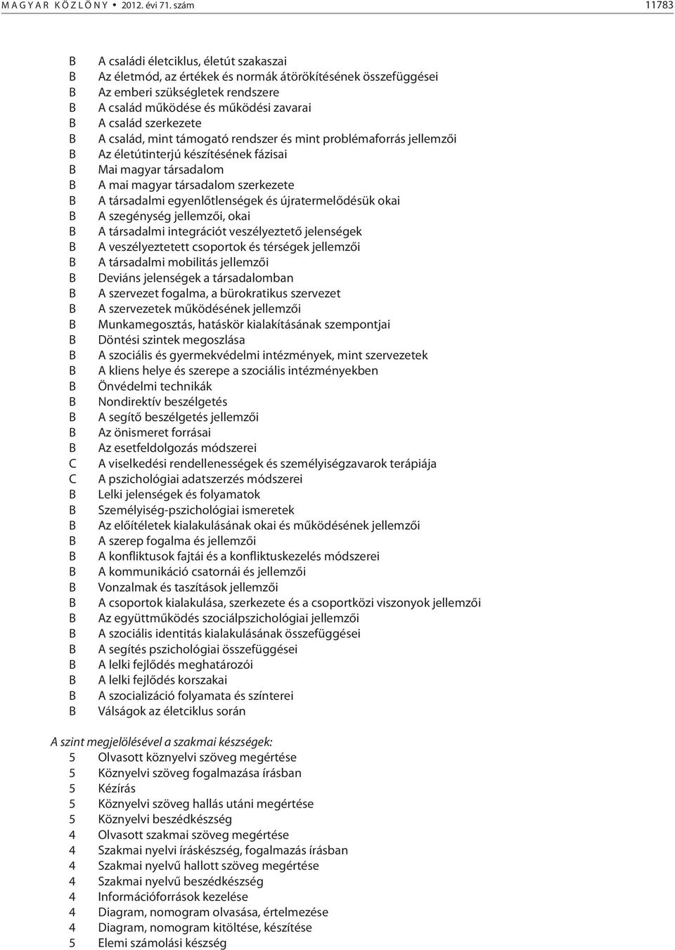 szerkezete A család, mint támogató rendszer és mint problémaforrás jellemzői Az életútinterjú készítésének fázisai Mai magyar társadalom A mai magyar társadalom szerkezete A társadalmi