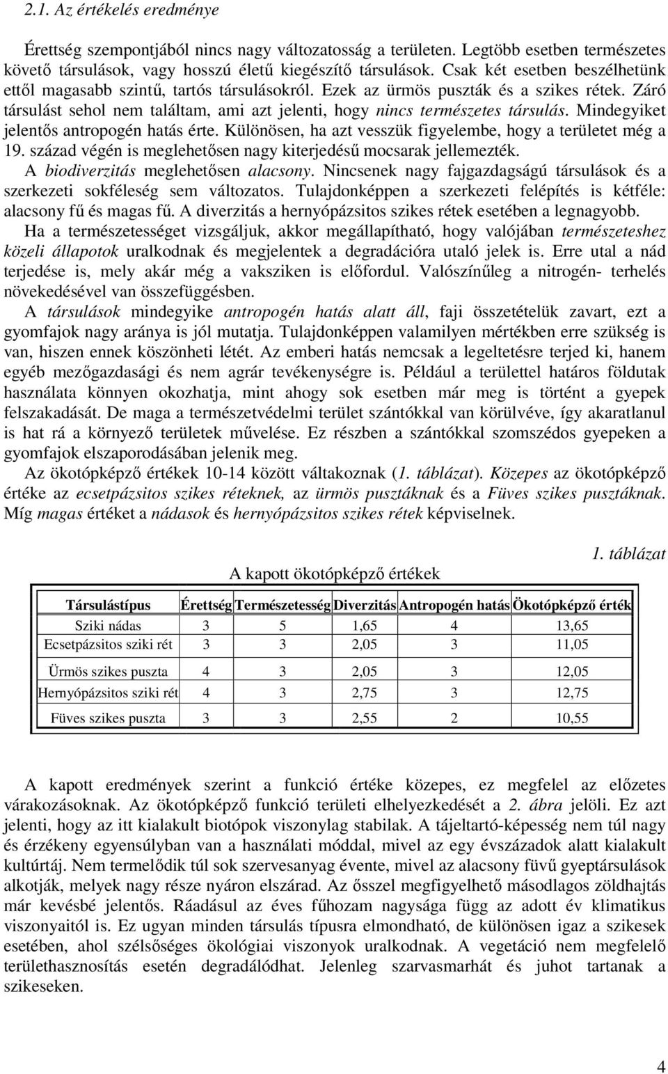 Mindegyiket jelentős antropogén hatás érte. Különösen, ha azt vesszük figyelembe, hogy a területet még a 19. század végén is meglehetősen nagy kiterjedésű mocsarak jellemezték.