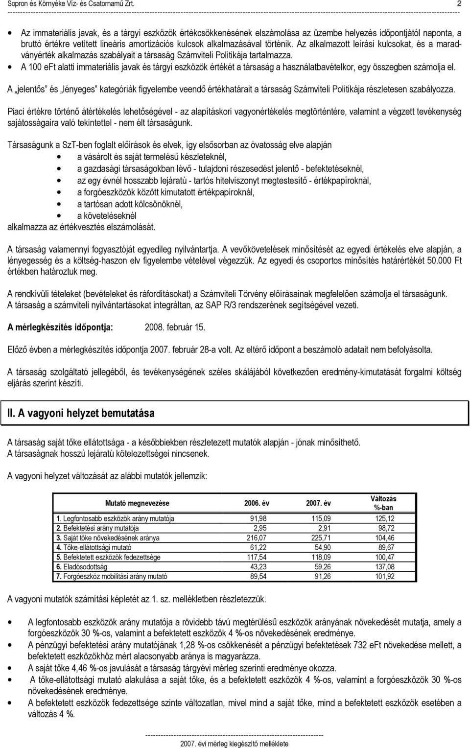 Az alkalmazott leírási kulcsokat, és a maradványérték alkalmazás szabályait a társaság Számviteli Politikája tartalmazza.