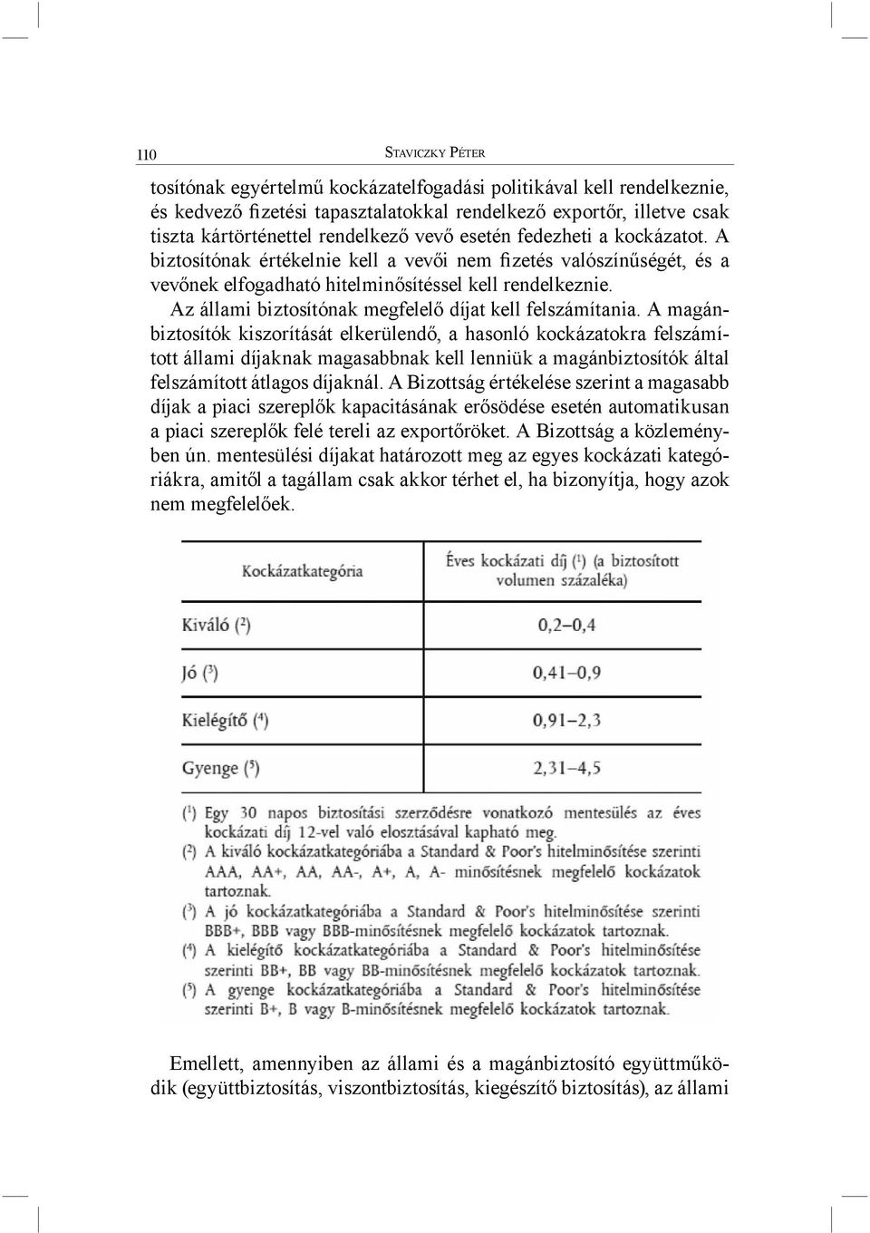 Az állami biztosítónak megfelelő díjat kell felszámítania.