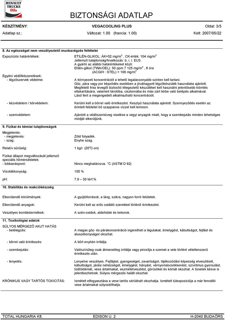 tulajdonság/hivatkozás: b, i, I. EU3.
