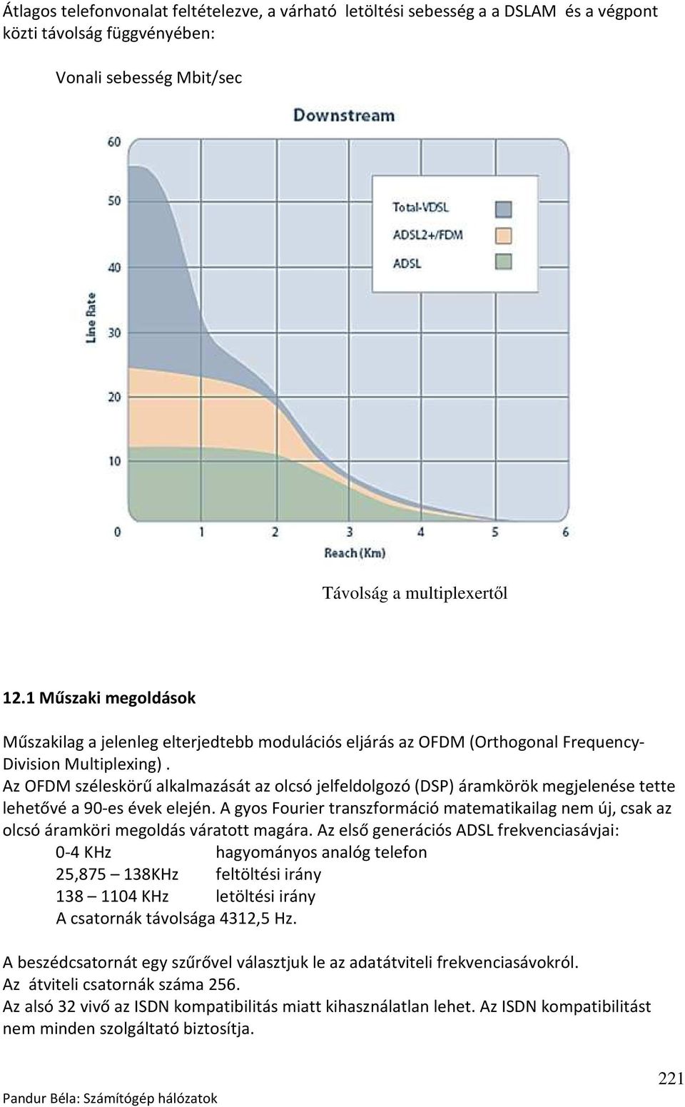 Az OFDM széleskörű alkalmazását az olcsó jelfeldolgozó (DSP) áramkörök megjelenése tette lehetővé a 90-es évek elején.