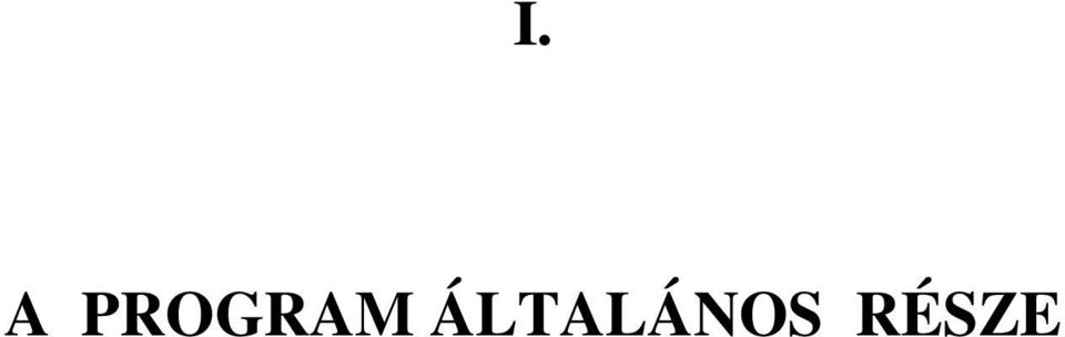 ÁLTALÁNOS