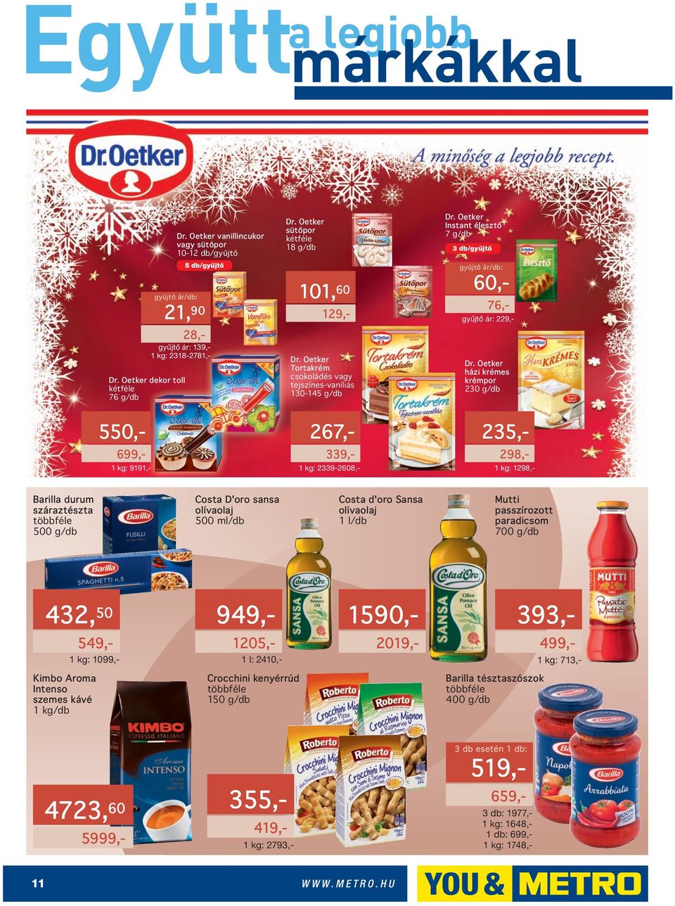 Oetker Tortakrém csokoládés vagy tejszínes-vaníliás 130-145 g/db Dr.