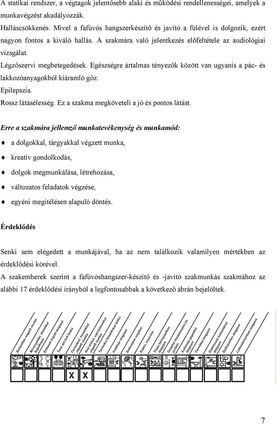 Egészségre ártalmas tényezők között van ugyanis a pác- és lakkozóanyagokból kiáramló gőz. Epilepszia. Rossz látásélesség. Ez a szakma megköveteli a jó és pontos látást.