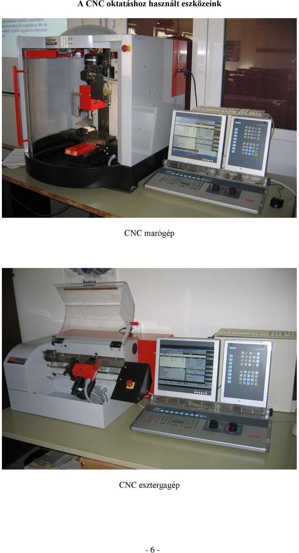 eszközeink CNC