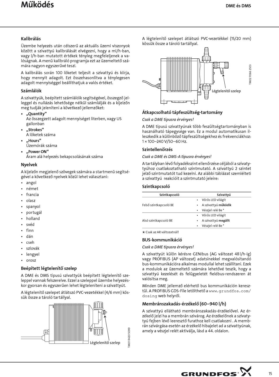 Ezt összehasonlítva a ténylegesen adagolt mennyiséggel beállíthatjuk a valós értéket.