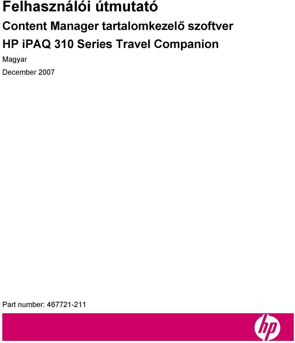 ipaq 310 Series Travel Companion